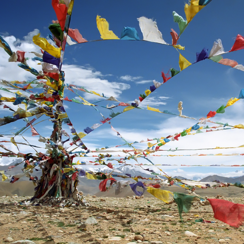 Lungta, theo nghĩa đen tiếng Tây Tạng, có nghĩa là "Ngựa gió"
